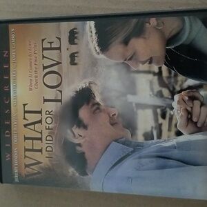 WHAT I DID FOR  LOVE DVD WIDESCREEN